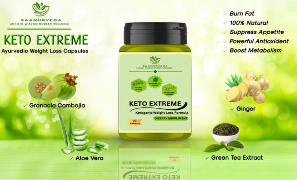 Saanurveda Keto Extreme Weight Loss Capsules - Image 2